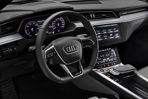 Audi e-tron S Sportback Prestige 4dr SUV Steering Wheel Detail
