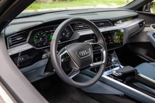 2021 Audi e-tron Sportback Prestige 4dr SUV Steering Wheel Detail
