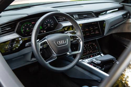 2021 Audi e-tron Sportback Prestige 4dr SUV Steering Wheel Detail