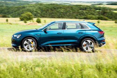 Audi e-tron Premium Plus 4dr SUV Profile. European Model Shown.