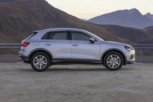 2020 Audi Q3 Premium Plus 45 TFSI quattro 4dr SUV Profile. European Model Shown.