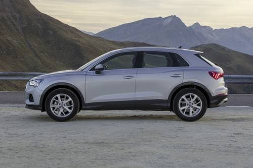 2020 Audi Q3 Premium Plus 45 TFSI quattro 4dr SUV Profile. European Model Shown.