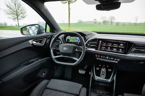 2022 Audi Q4 e-tron Prestige 4dr SUV Steering Wheel Detail