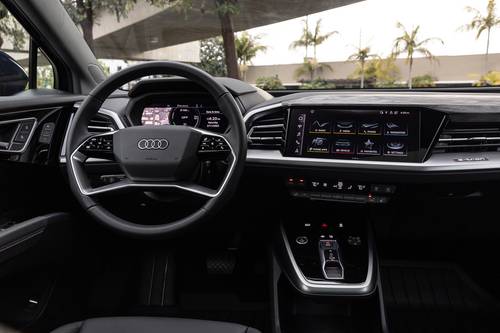 2025 Audi Q4 e-tron Prestige 4dr SUV Steering Wheel Detail