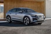2025 Audi Q4 Sportback e-tron Prestige 4dr SUV Exterior. European Model Shown.