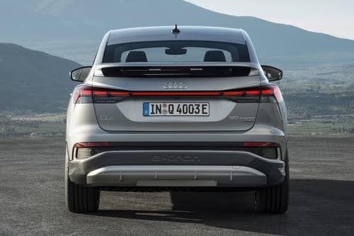 2025 Audi Q4 Sportback e-tron Prestige 4dr SUV Exterior. European Model Shown.