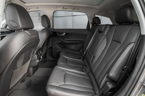 2018 Audi Q7 3.0T Prestige quattro 4dr SUV Rear Interior Shown