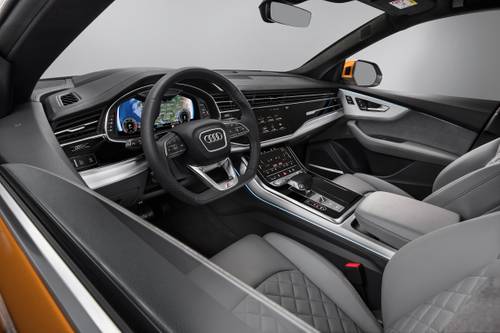 Audi Q8 Prestige 55 TFSI quattro 4dr SUV Steering Wheel Detail