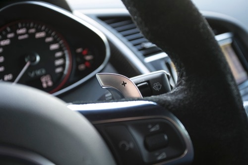 2014 Audi R8 V10 Plus quattro Coupe Steering Wheel Detail