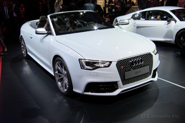 2017 Audi Rs 5 Cabriolet Edmunds 2017 Paris Auto Show