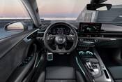 Audi RS 5 4dr Hatchback Steering Wheel Detail. Competition Package Shown.