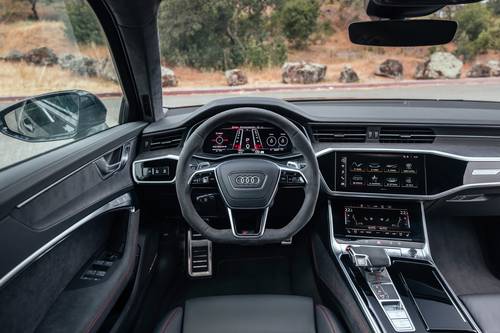 2025 Audi RS 6 performance Wagon Steering Wheel Detail