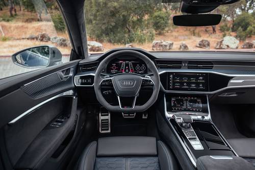 2025 Audi RS 7 performance Sedan Steering Wheel Detail