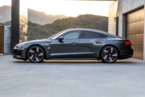 Audi RS e-tron GT Sedan Profile. European Model Shown.