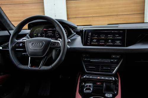 Audi RS e-tron GT Sedan Steering Wheel Detail. European Model Shown.