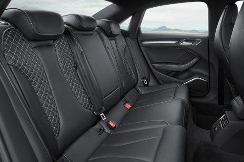 2015 Audi S3 2.0T Prestige quattro Sedan Rear Interior