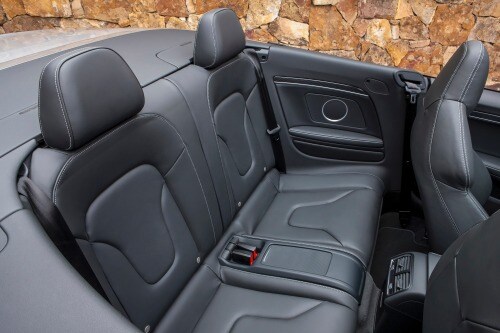 2017 Audi S5 quattro Convertible Rear Interior