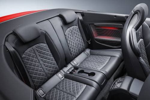 2019 Audi S5 3.0 TFSI Prestige quattro Convertible Rear Interior Shown