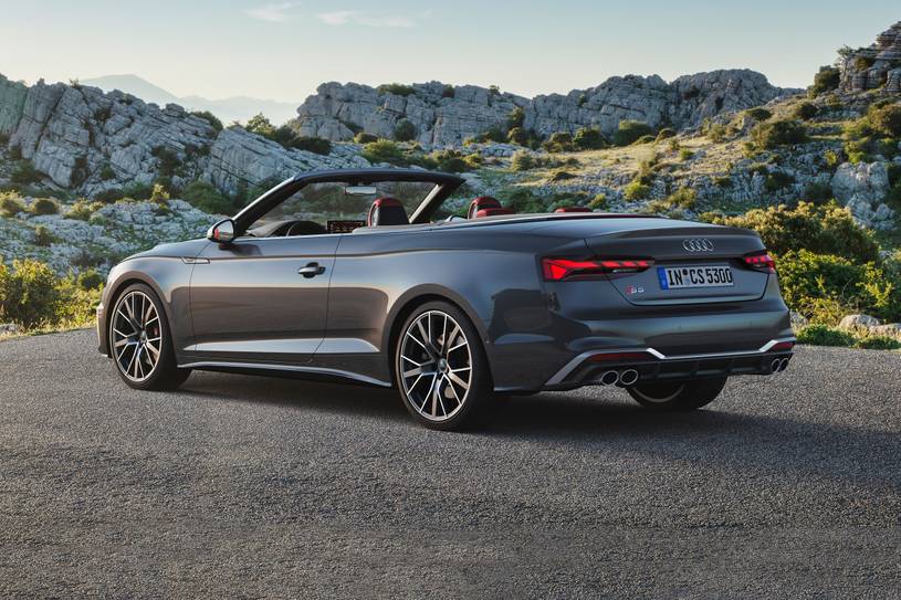 Audi S5 Prestige quattro Convertible Exterior. European Model Shown. Audi S5 Prestige quattro Convertible Exterior. European Model Shown.