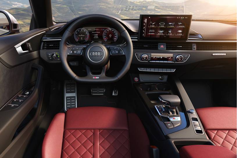 Audi S5 Prestige quattro Convertible Steering Wheel Detail