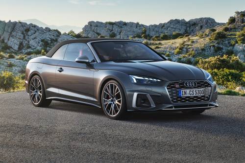 Audi S5 Prestige Convertible Exterior. European Model Shown.