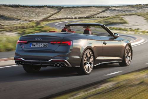 Audi S5 Prestige Convertible Exterior. European Model Shown.