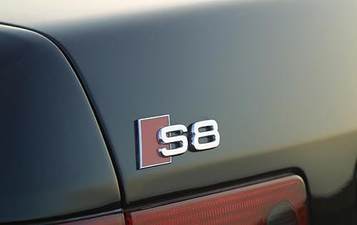 2001 Audi S8 Front Badging