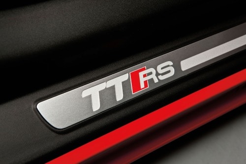 2012 Audi TT RS quattro Coupe Door Sill Badge Detail