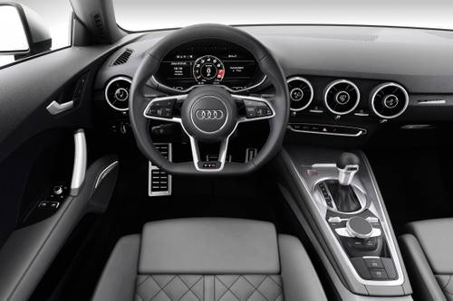 Audi TTS quattro Coupe Steering Wheel Detail