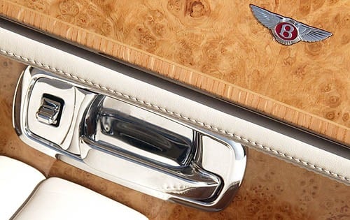 2006 Bentley Arnage R Interior Door Lever Detail