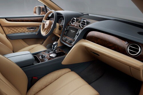 2018 Bentley Bentayga W12 (Signature) 4dr SUV Interior Shown