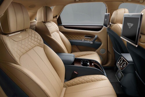 2018 Bentley Bentayga W12 (Signature) 4dr SUV Rear Interior Shown