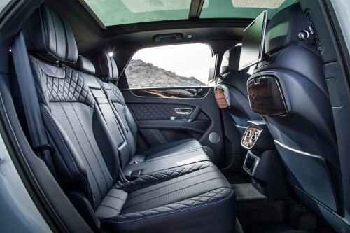 2018 Bentley Bentayga W12 (Signature) 4dr SUV Rear Interior