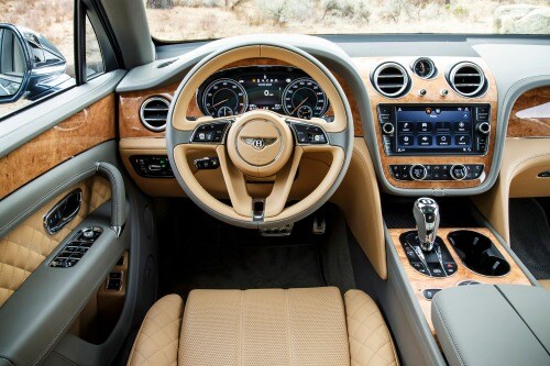 2018 Bentley Bentayga W12 (Signature) 4dr SUV Steering Wheel Detail