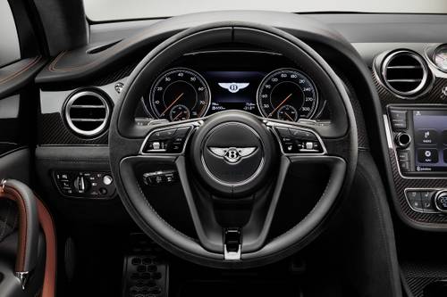 2020 Bentley Bentayga Speed 4dr SUV Steering Wheel Detail