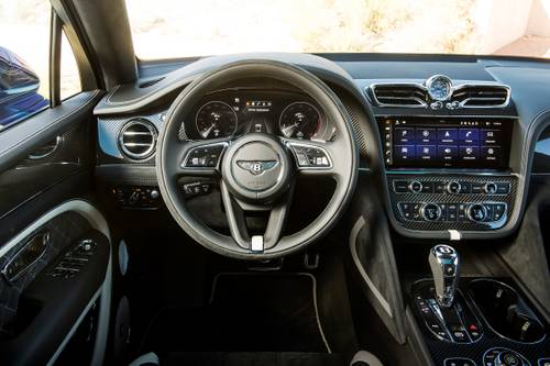 2023 Bentley Bentayga Speed 4dr SUV Steering Wheel Detail