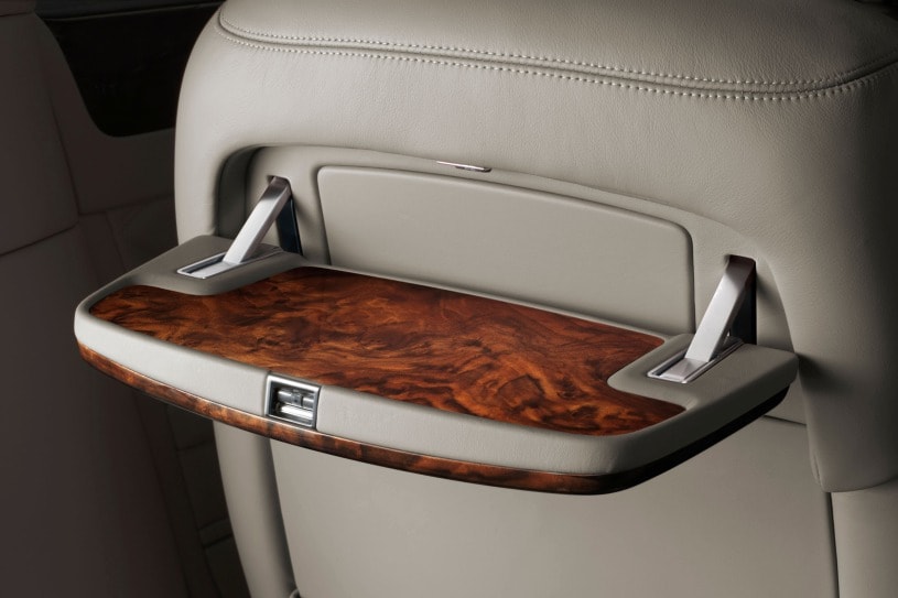 2012 Bentley Continental Flying Spur Sedan Rear Seat Tray Detail