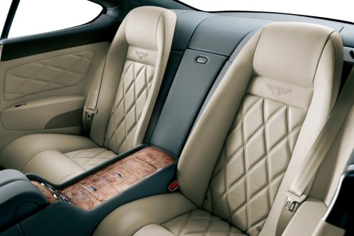 2010 Bentley Continental GT Speed Coupe Rear Interior