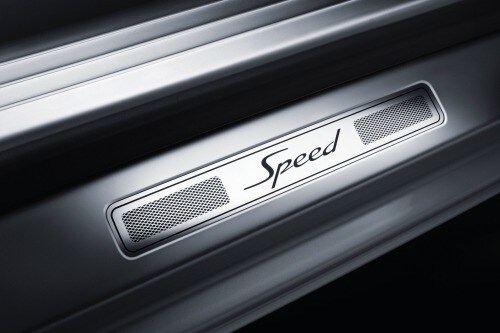 2010 Bentley Continental GTC Speed Convertible Door Sill Badge Detail Shown