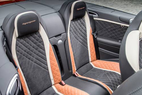 2018 Bentley Continental GT Supersports Convertible Rear Interior