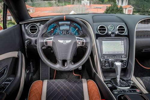 2018 Bentley Continental GT Supersports Convertible Steering Wheel Detail