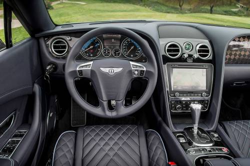 2018 Bentley Continental GT Supersports Convertible Steering Wheel Detail