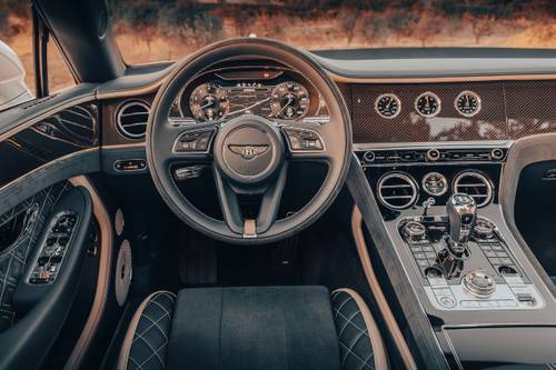 2023 Bentley Continental GTC Speed Convertible Steering Wheel Detail