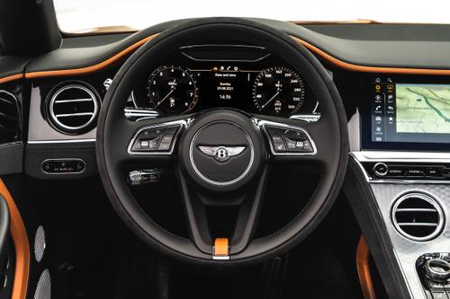 2023 Bentley Continental GTC Speed Convertible Steering Wheel Detail