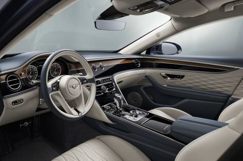 2021 Bentley Flying Spur W12 Sedan Steering Wheel Detail