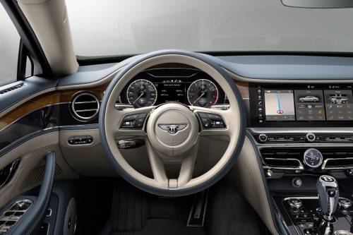 2021 Bentley Flying Spur W12 Sedan Steering Wheel Detail