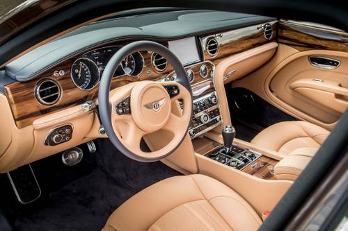 2017 Bentley Mulsanne Sedan Steering Wheel Detail