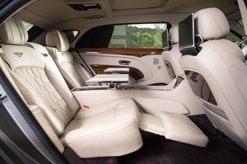 2017 Bentley Mulsanne Extended Wheelbase Sedan Rear Interior