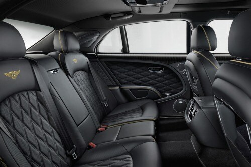 2017 Bentley Mulsanne Speed Sedan Rear Interior
