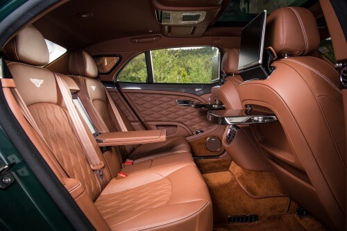 2017 Bentley Mulsanne Speed Sedan Rear Interior